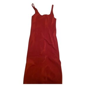 Forever 21 red midi dress